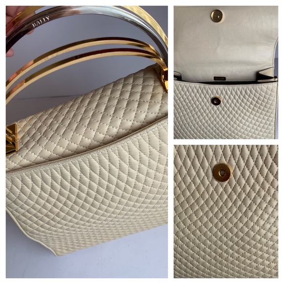 Bally Bags Authentic Bally Quilted Leather Handbag Poshmark
